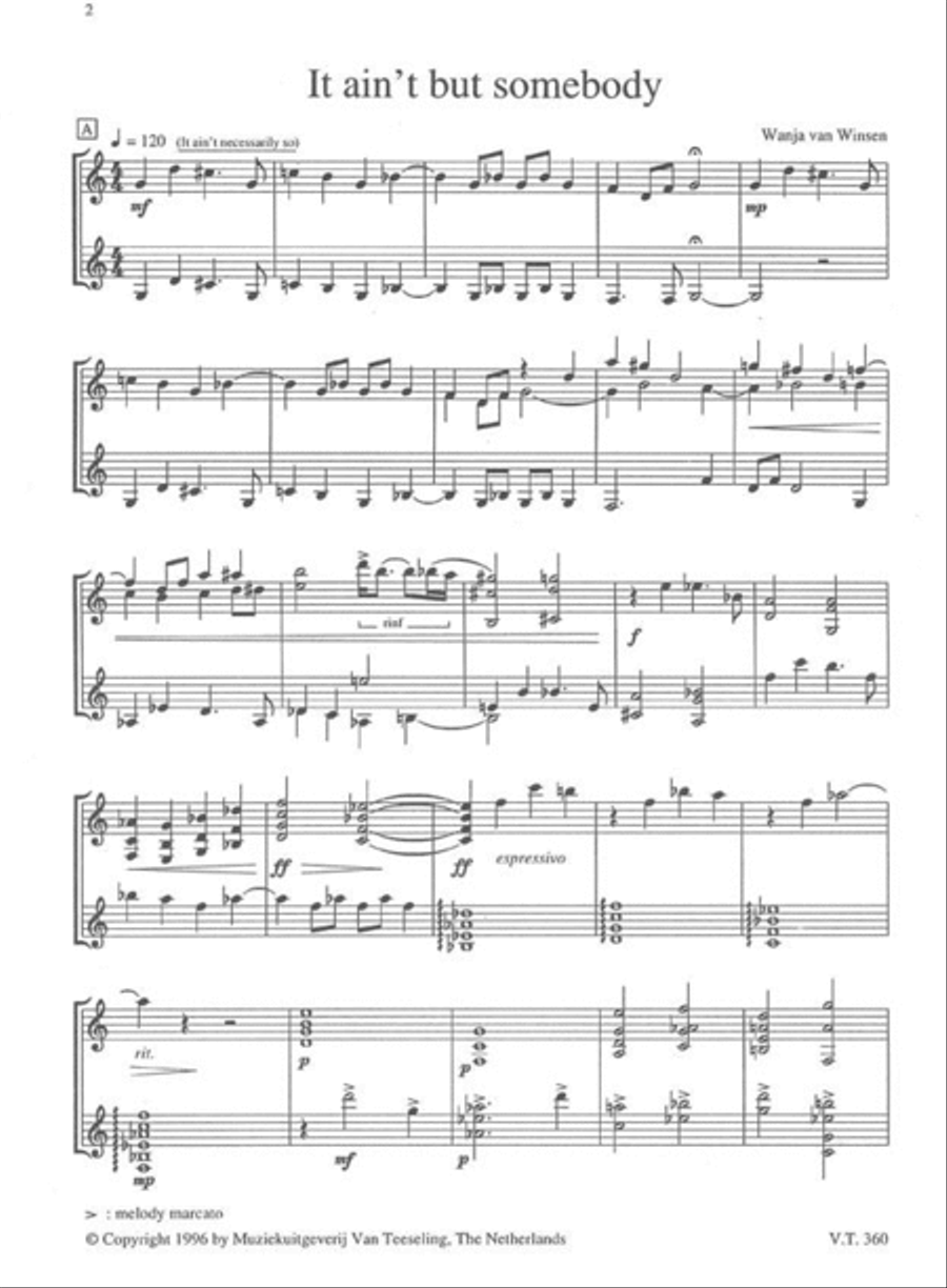 It Aint But Somebody School and Community scores gallery preview page 2