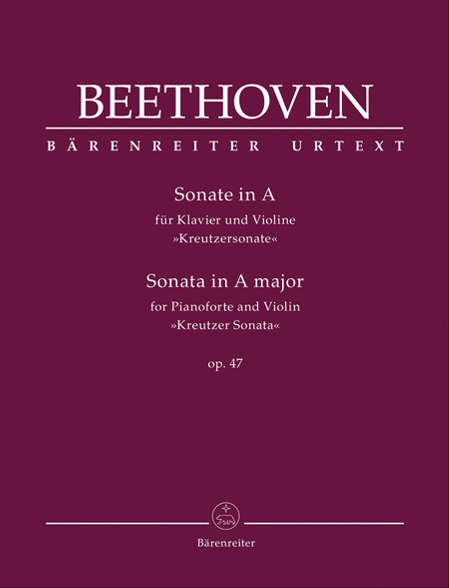 Sonata for Pianoforte and Violin in A major, op. 47 