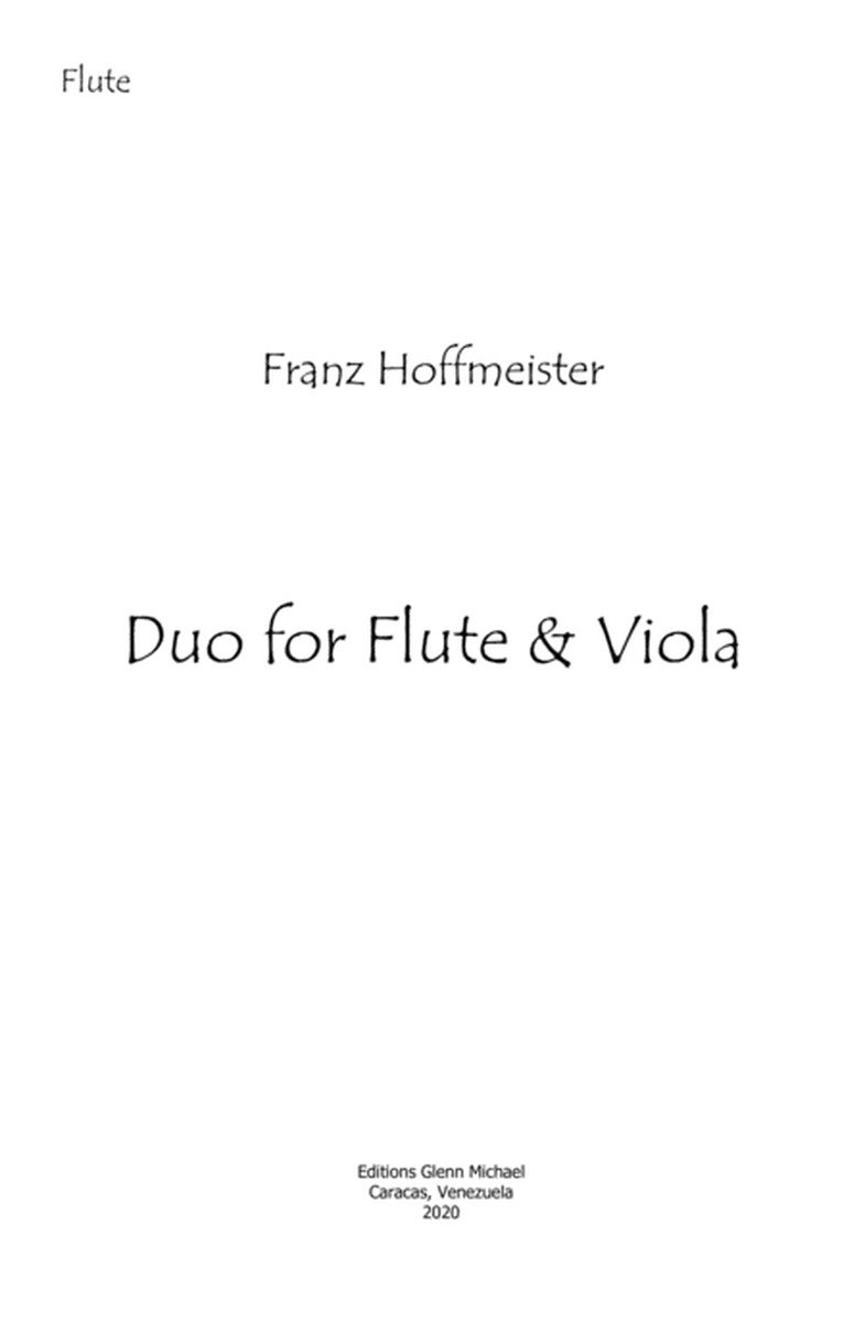 Hoffmeister Flute & Viola Duet image number null