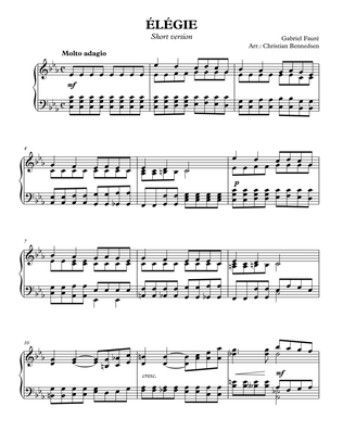 Fauré - Élégie Op. 24