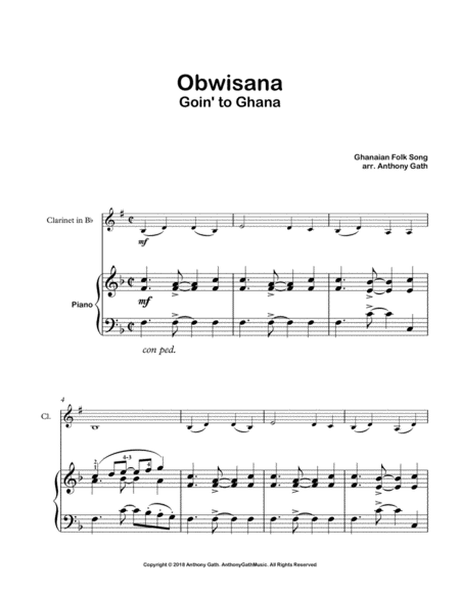 Obwisana - Clarinet and Piano image number null