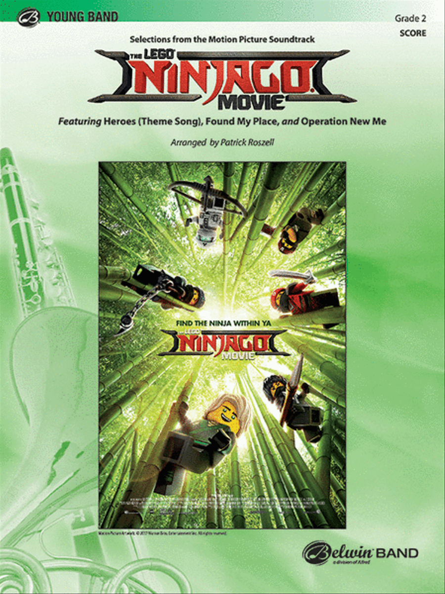 The LEGO Ninjago Movie: Selections from the Motion Picture Soundtrack Concert Band scores gallery preview page 1