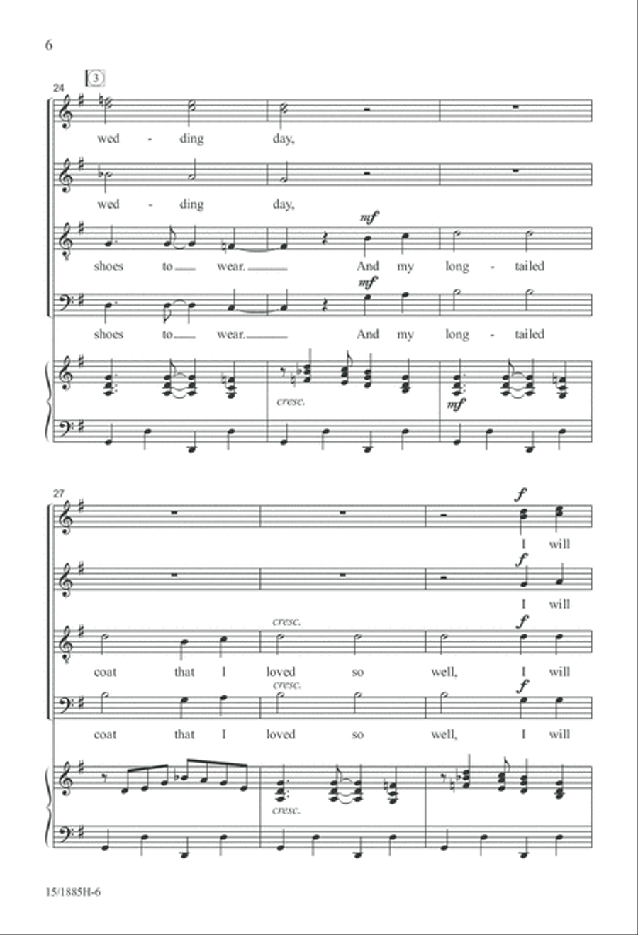 Walk the Streets of Gold Walk the Streets of Gold 4-Part scores gallery preview page 5