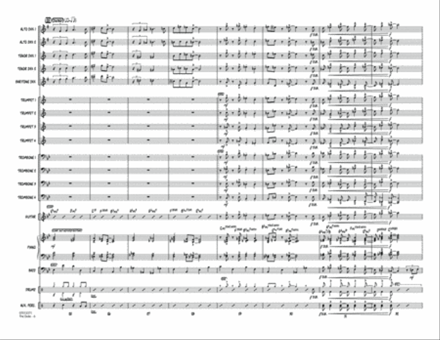 The Duke (arr. Mike Tomaro) - Conductor Score (Full Score) Jazz Ensemble scores gallery preview page 5