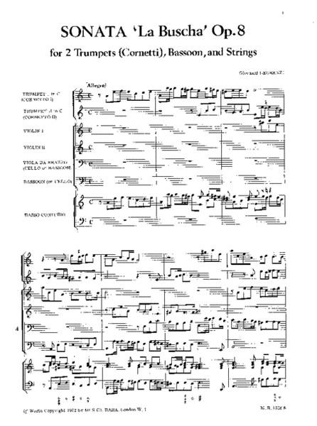 Sonata "La Buscha" Op. 8