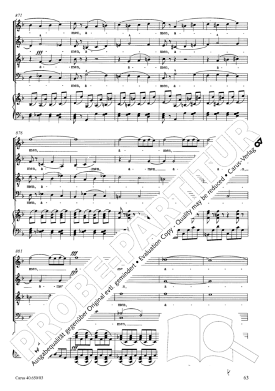 Petite Messe solennelle 4-Part scores gallery preview page 66