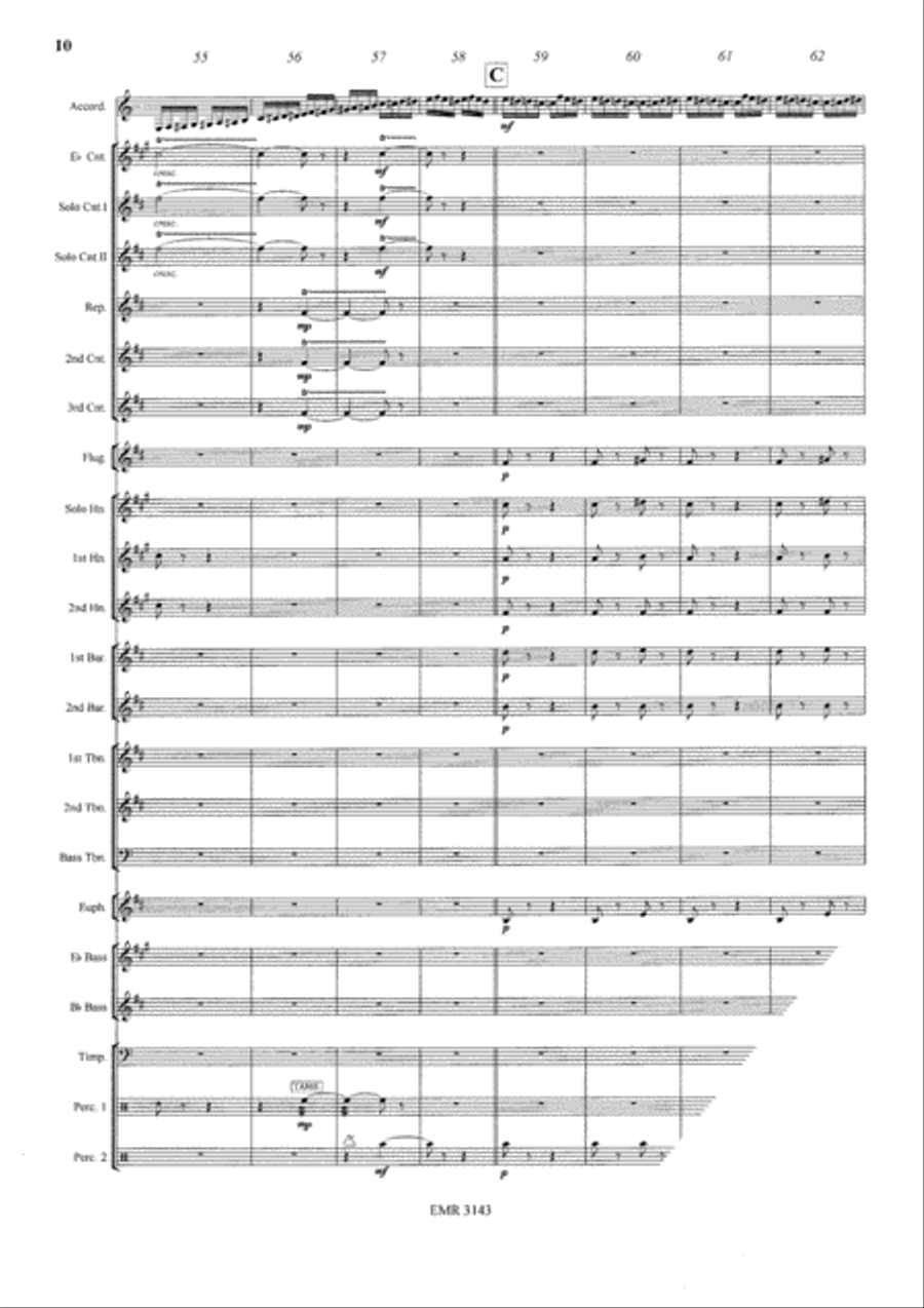 Flight Of The Bumble-Bee Brass Band scores gallery preview page 11