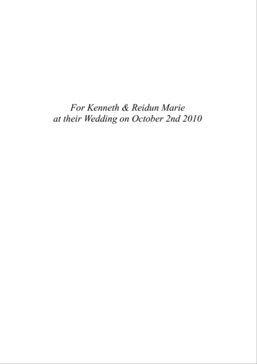 Wedding Postlude in Folk Tune Style (organ, Kristoffer Hansen-Ekenes) Organ Solo scores gallery preview page 2