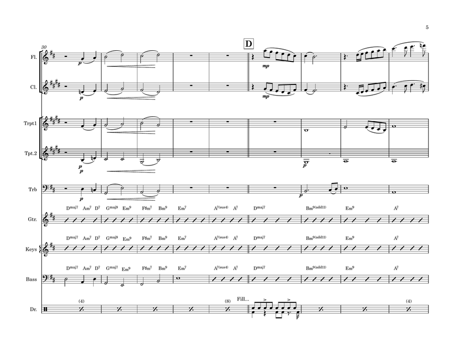Sapore Di Sale Sapore Di Sale Large Ensemble scores gallery preview page 5