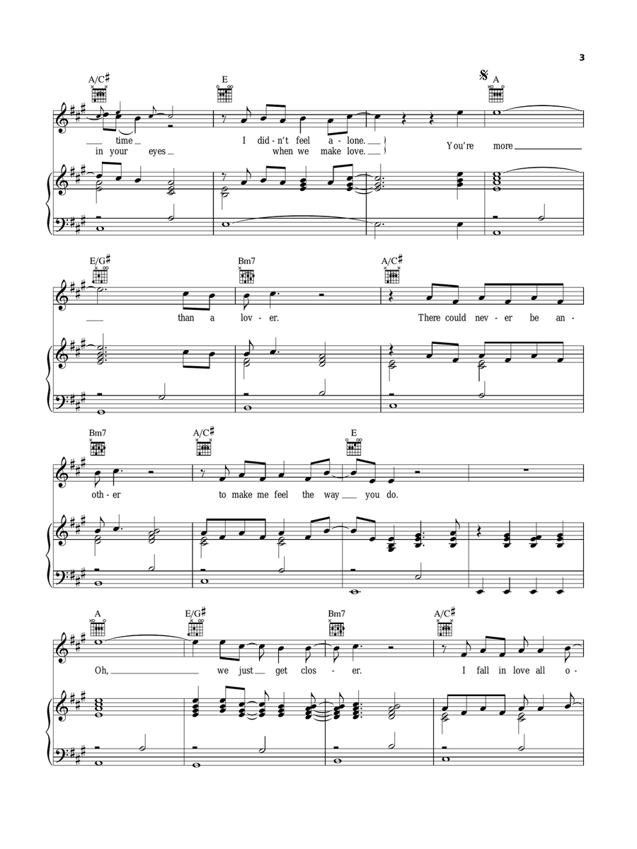 My Best Friend Piano, Vocal, Guitar scores gallery preview page 3