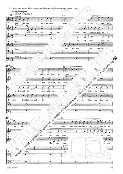 Sacred Choral Music (Geistliche Chormusik)