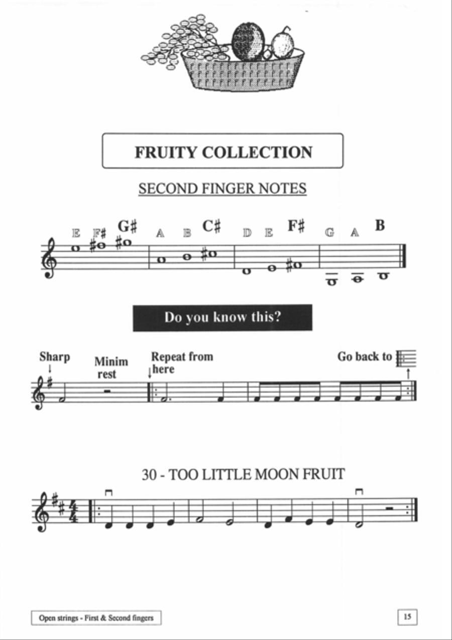 Fruity Collection Pupil Book Collections for Violin Volume 3 Violin Solo scores gallery preview page 5