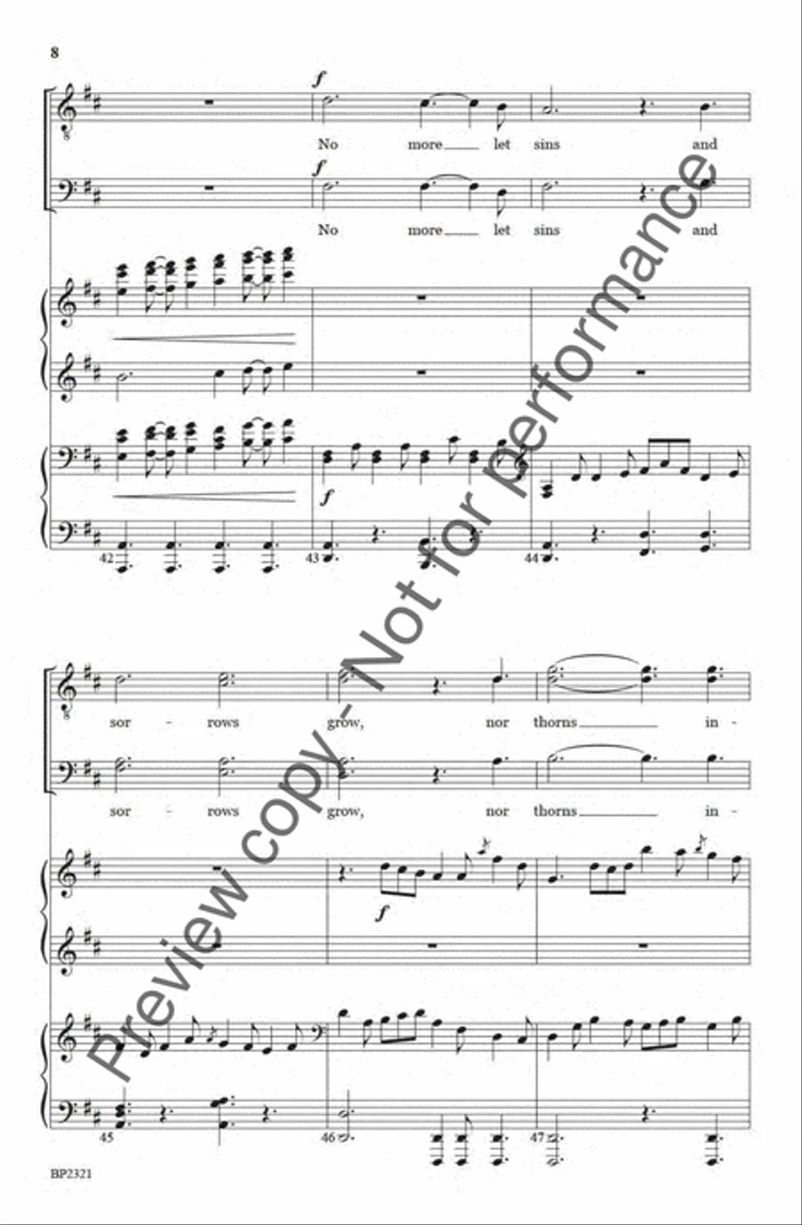Joy to the World TTBB image number null