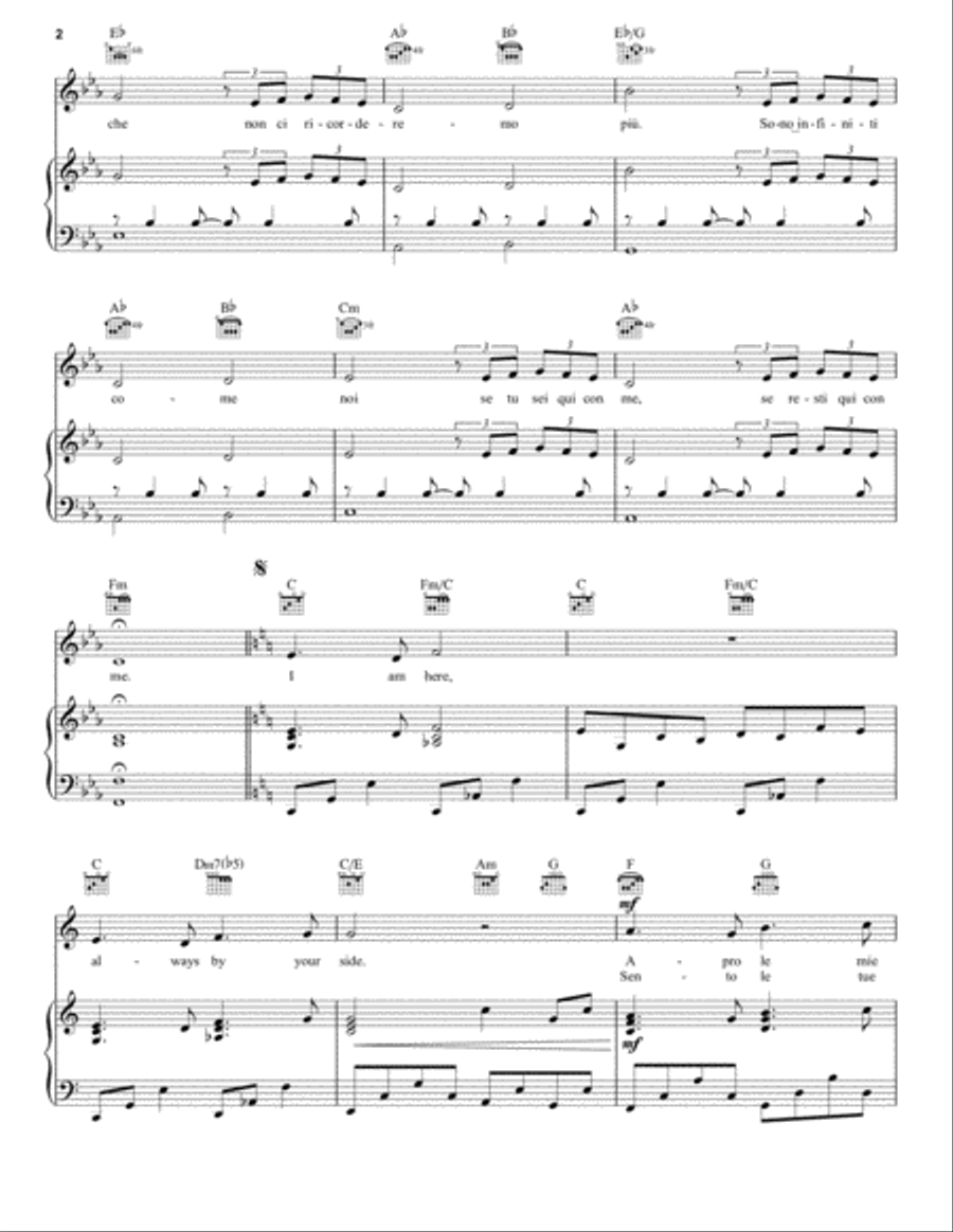 I Am Here Piano, Vocal, Guitar scores gallery preview page 2