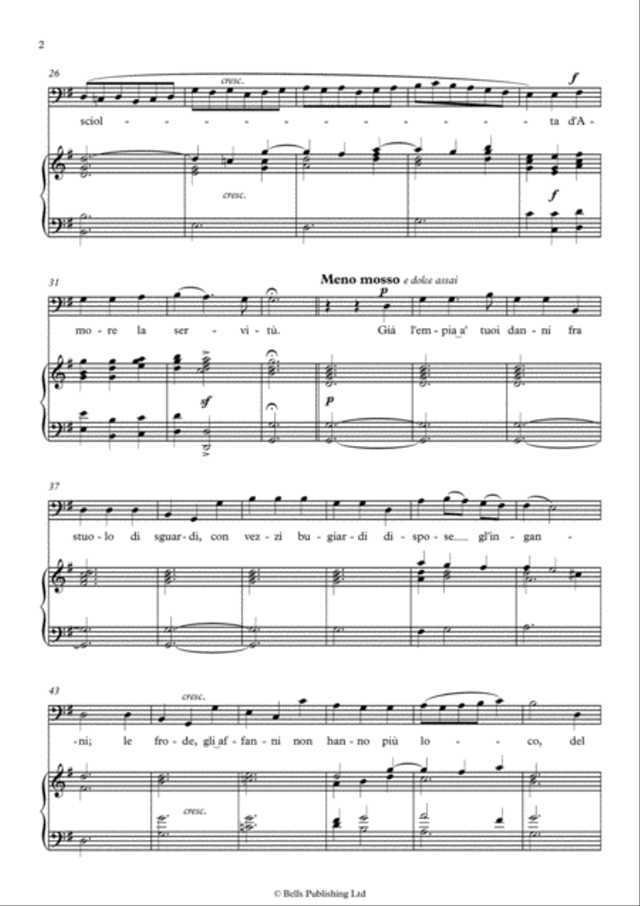 Vittoria, mio core! (G Major) Voice Solo scores gallery preview page 2
