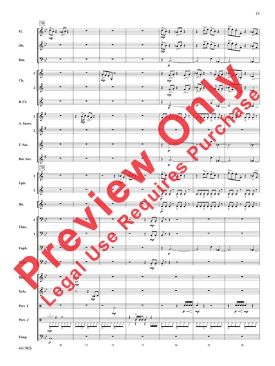 Dynamo Concert Band scores gallery preview page 14
