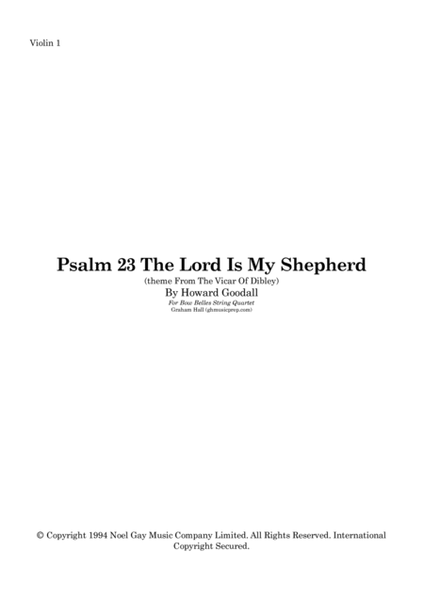 Psalm 23 (theme From The Vicar Of Dibley) image number null
