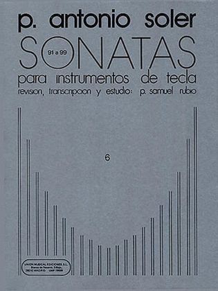 Book cover for Sonatas - Volume 6