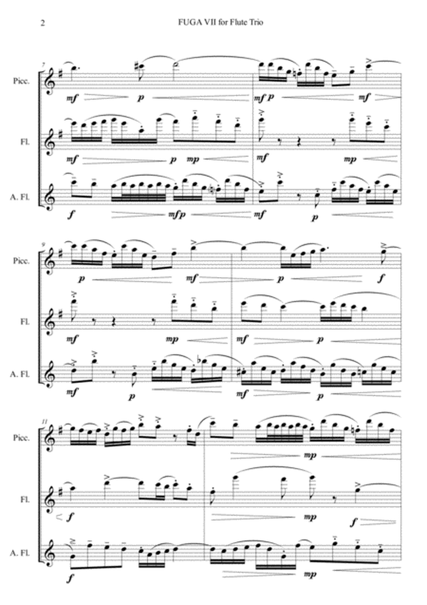 Fuga VII for Flute Trio image number null