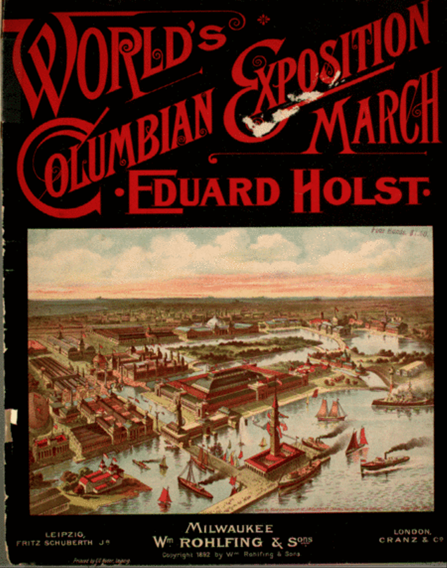 World's Columbian Exposition March Piano Duet scores gallery preview page 1