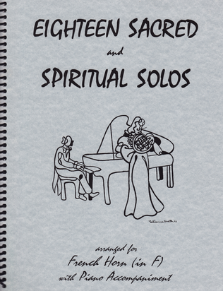 Book cover for 18 Sacred and Spiritual Solos for French Horn