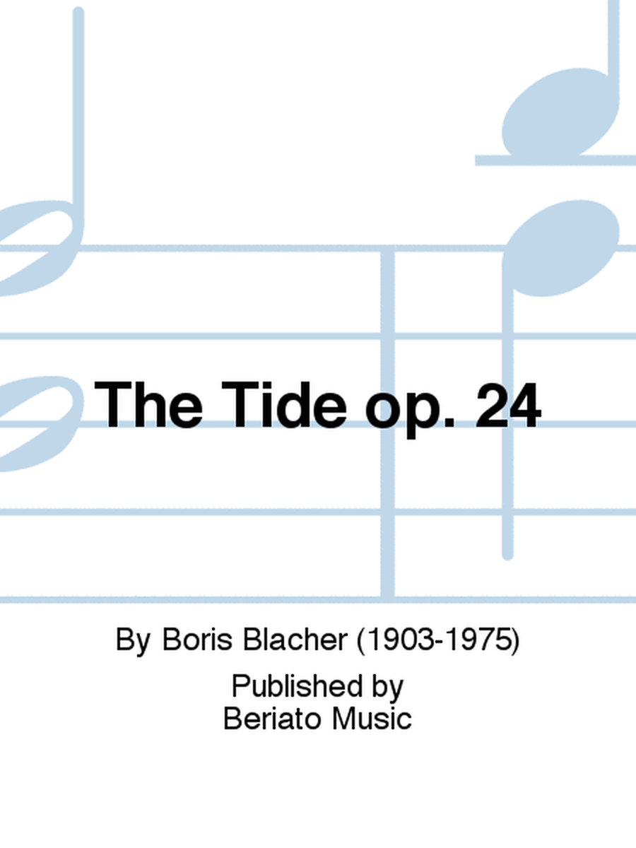 The Tide op. 24