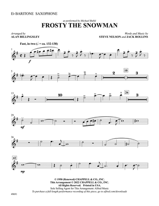 Frosty the Snowman: E-flat Baritone Saxophone