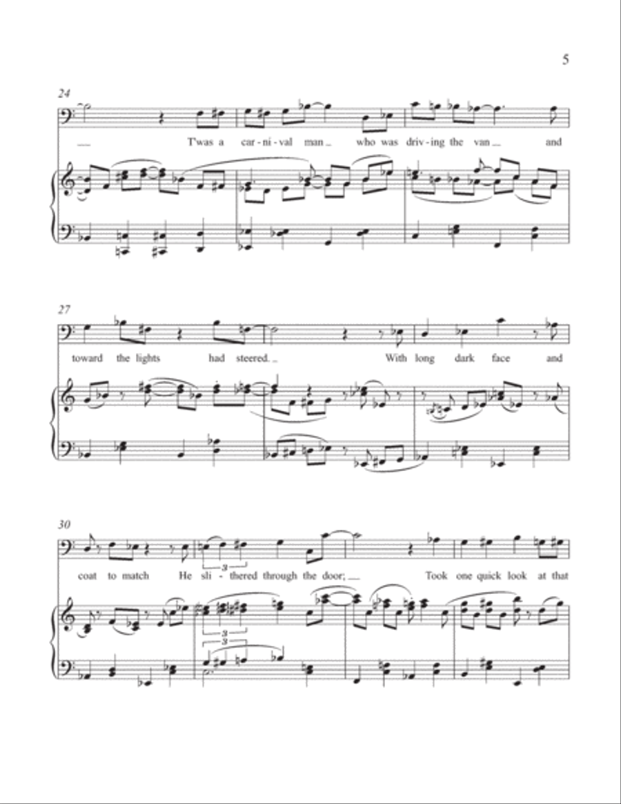 Derri-Air (on the barroom ceiling) Baritone Voice scores gallery preview page 3