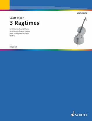 Book cover for 3 Ragtimes