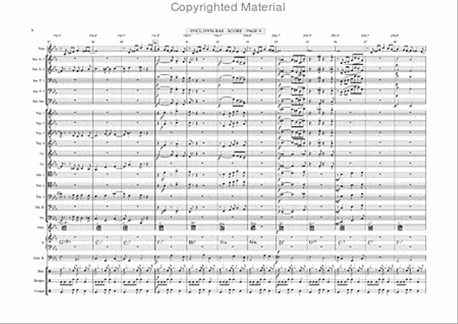 D'ici d'en bas Jazz Ensemble scores gallery preview page 10