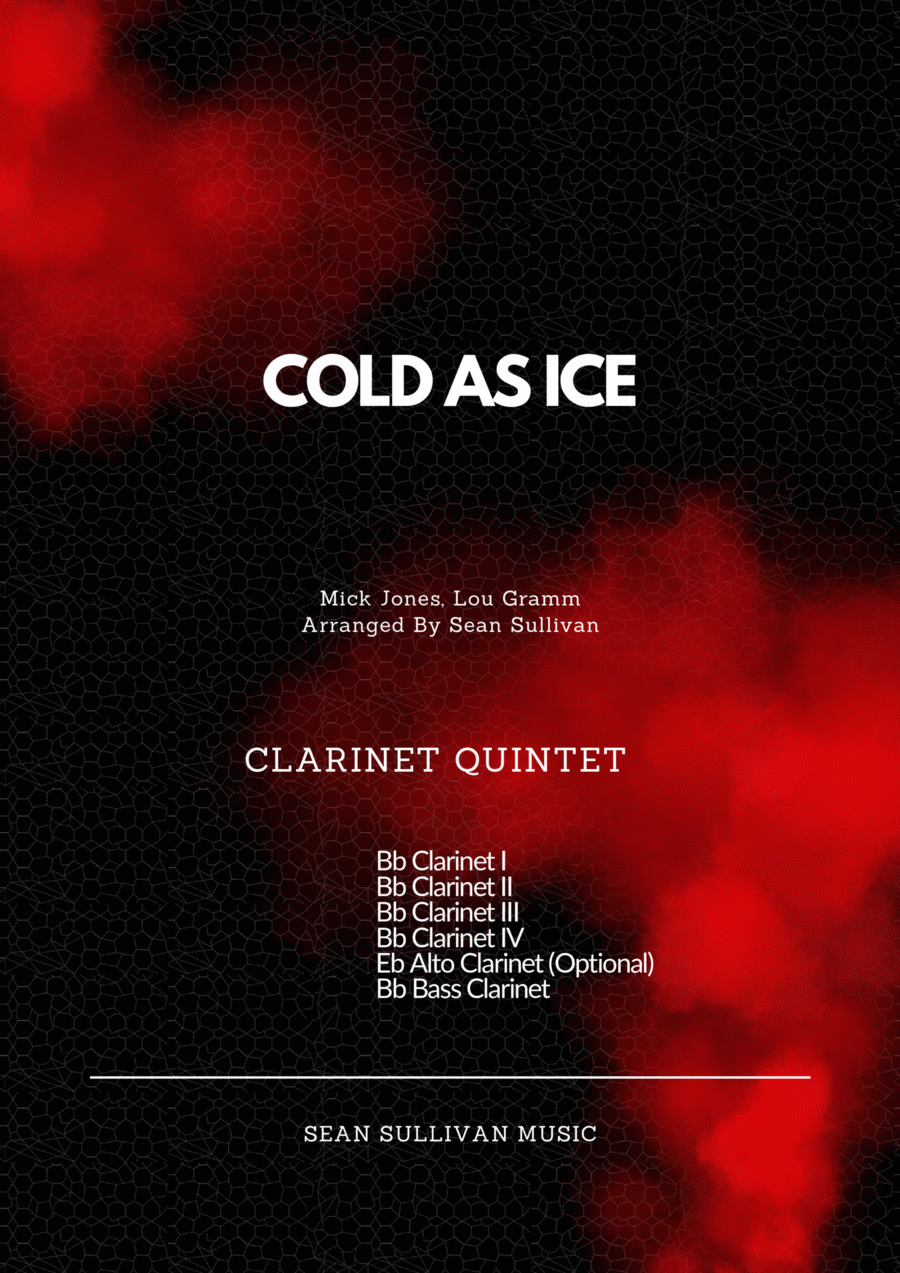 Cold As Ice Clarinet Quintet scores gallery preview page 1