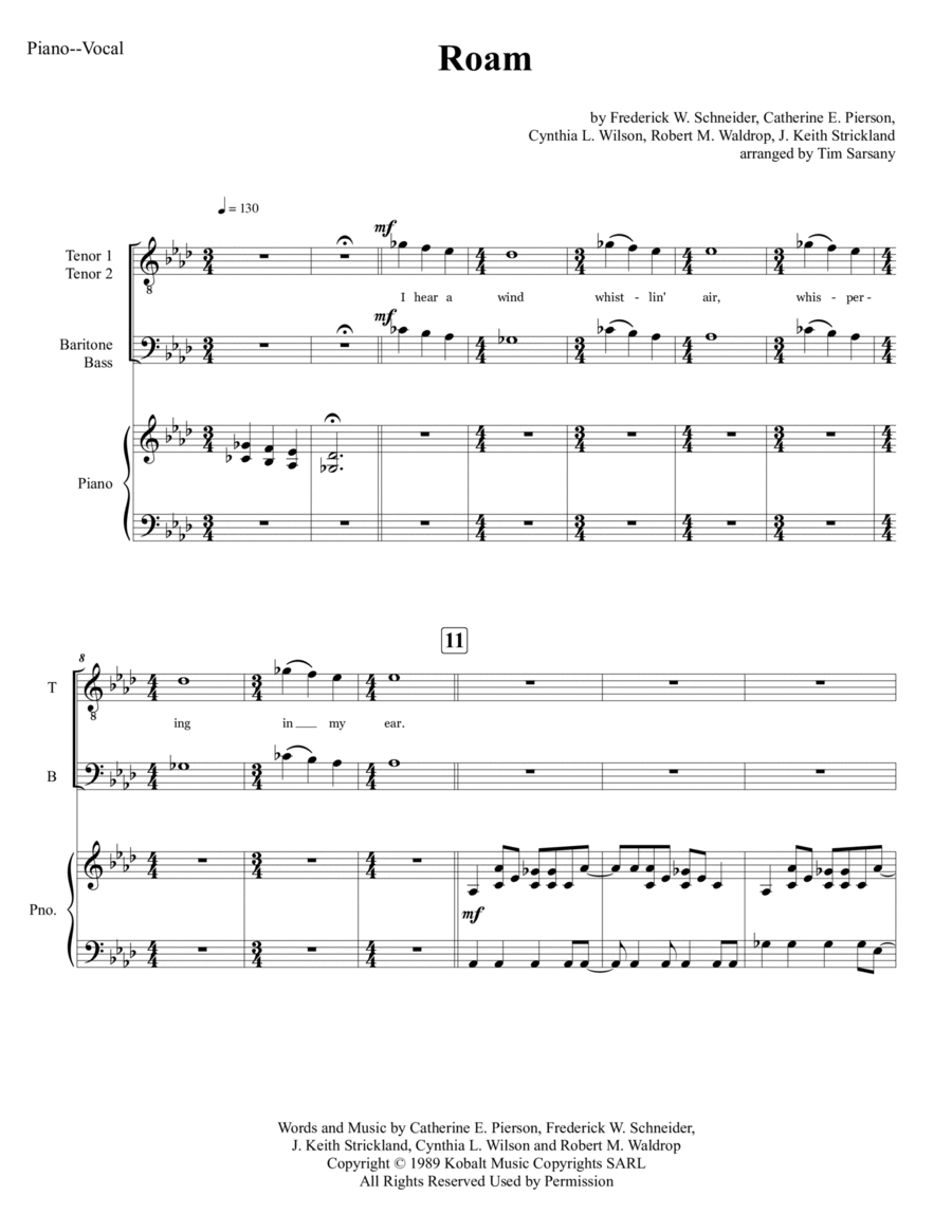 Roam TTBB scores gallery preview page 1