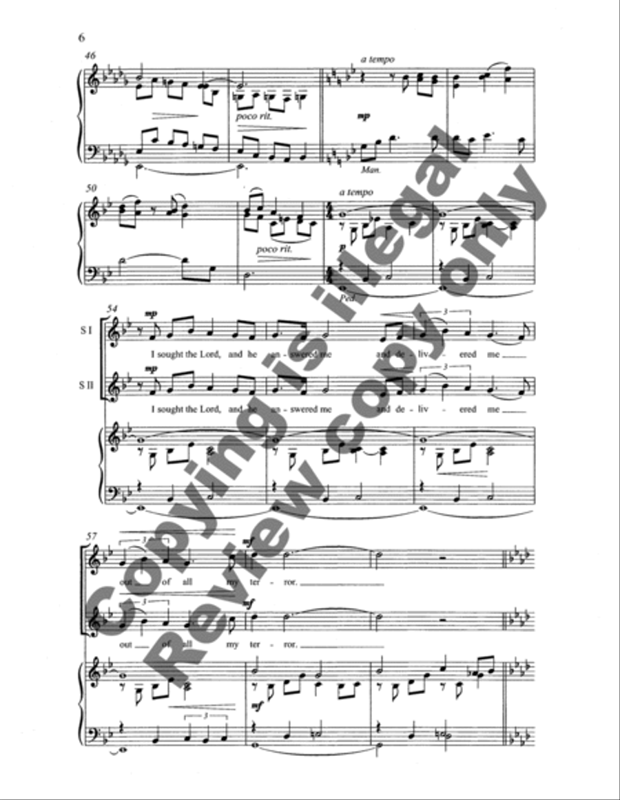 Psalm 34 Psalm 34 3-Part scores gallery preview page 10