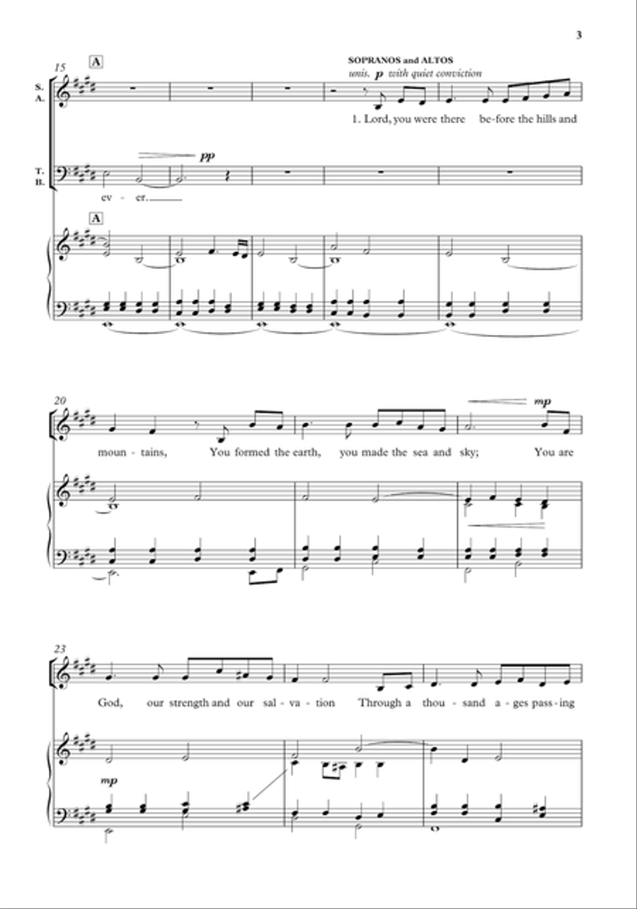Canticle of Thanksgiving Canticle of Thanksgiving 4-Part scores gallery preview page 3
