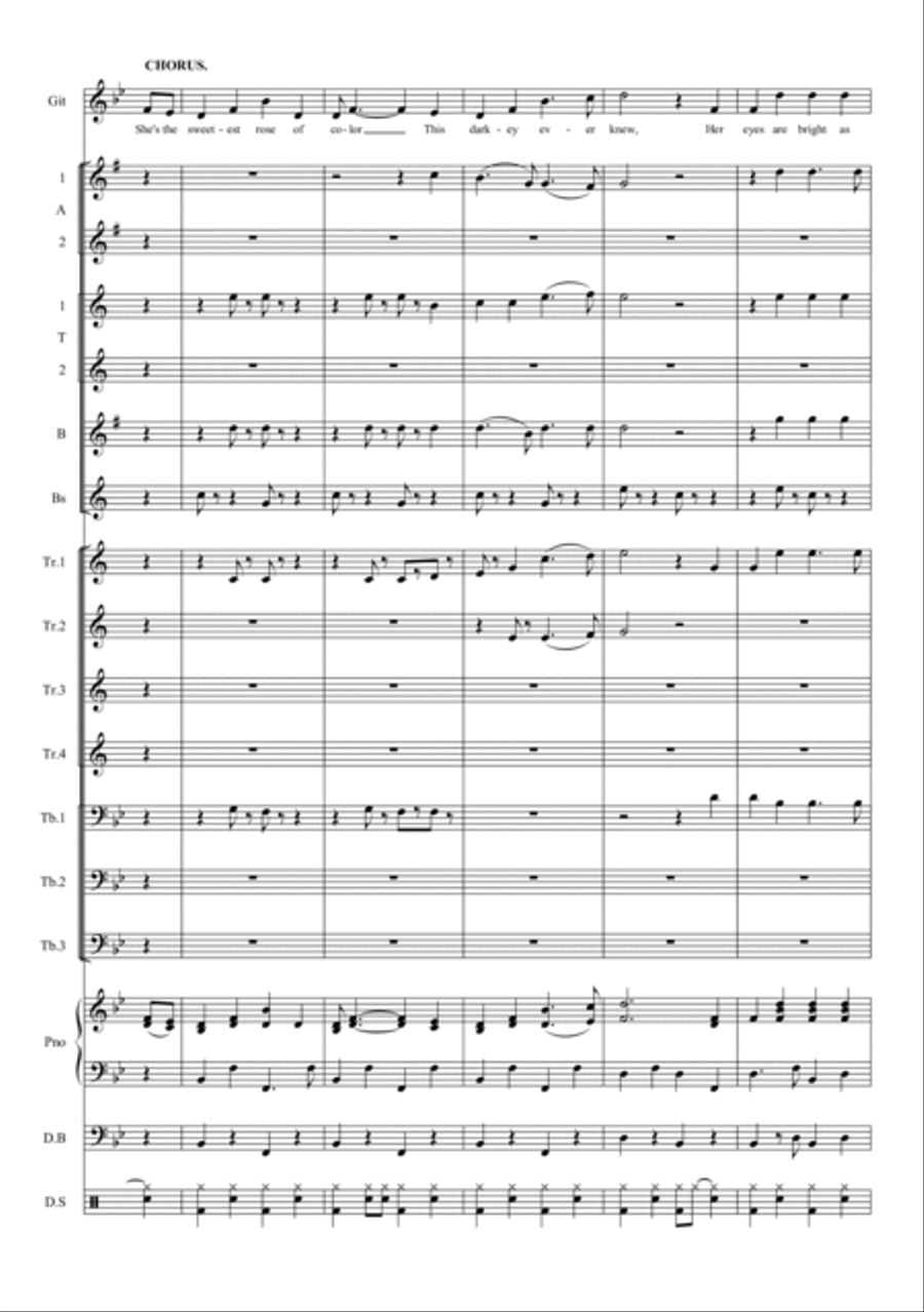 Yellow Rose of Texas Jazz Ensemble scores gallery preview page 5