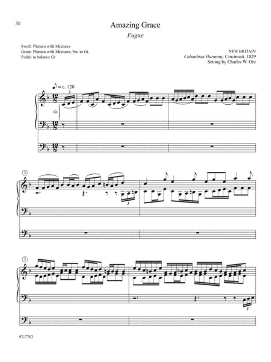Eleven Compositions for Organ, Set X Organ scores gallery preview page 7