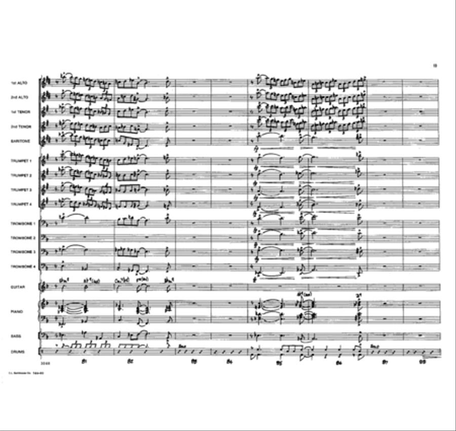 Senorita Blues Jazz Ensemble scores gallery preview page 12