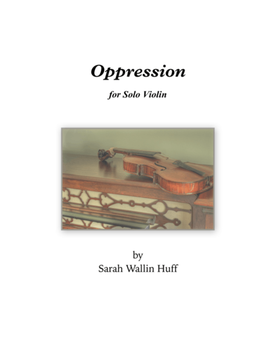 Oppression Violin Solo scores gallery preview page 1