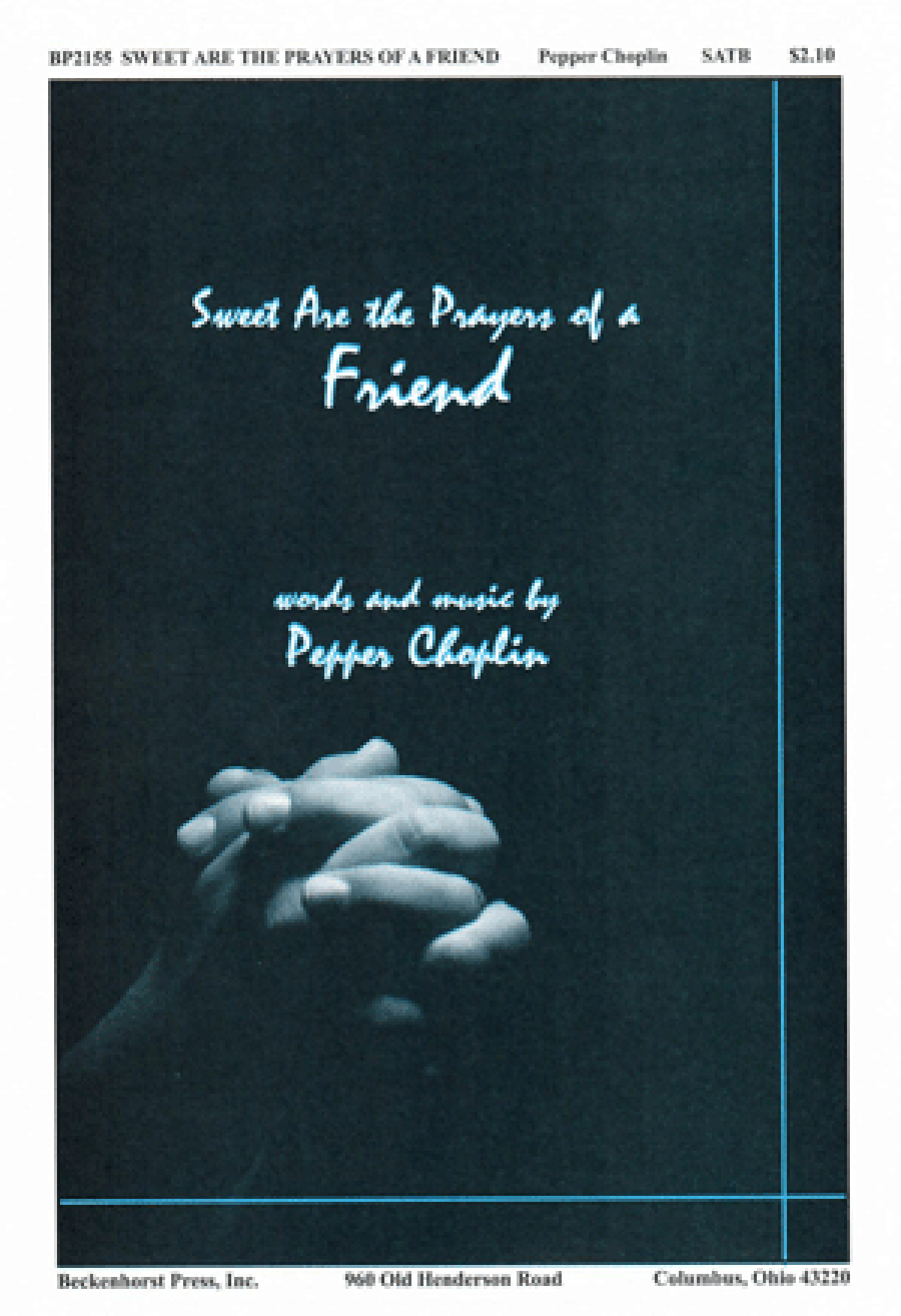 Sweet Are the Prayers of a Friend 4-Part scores gallery preview page 1