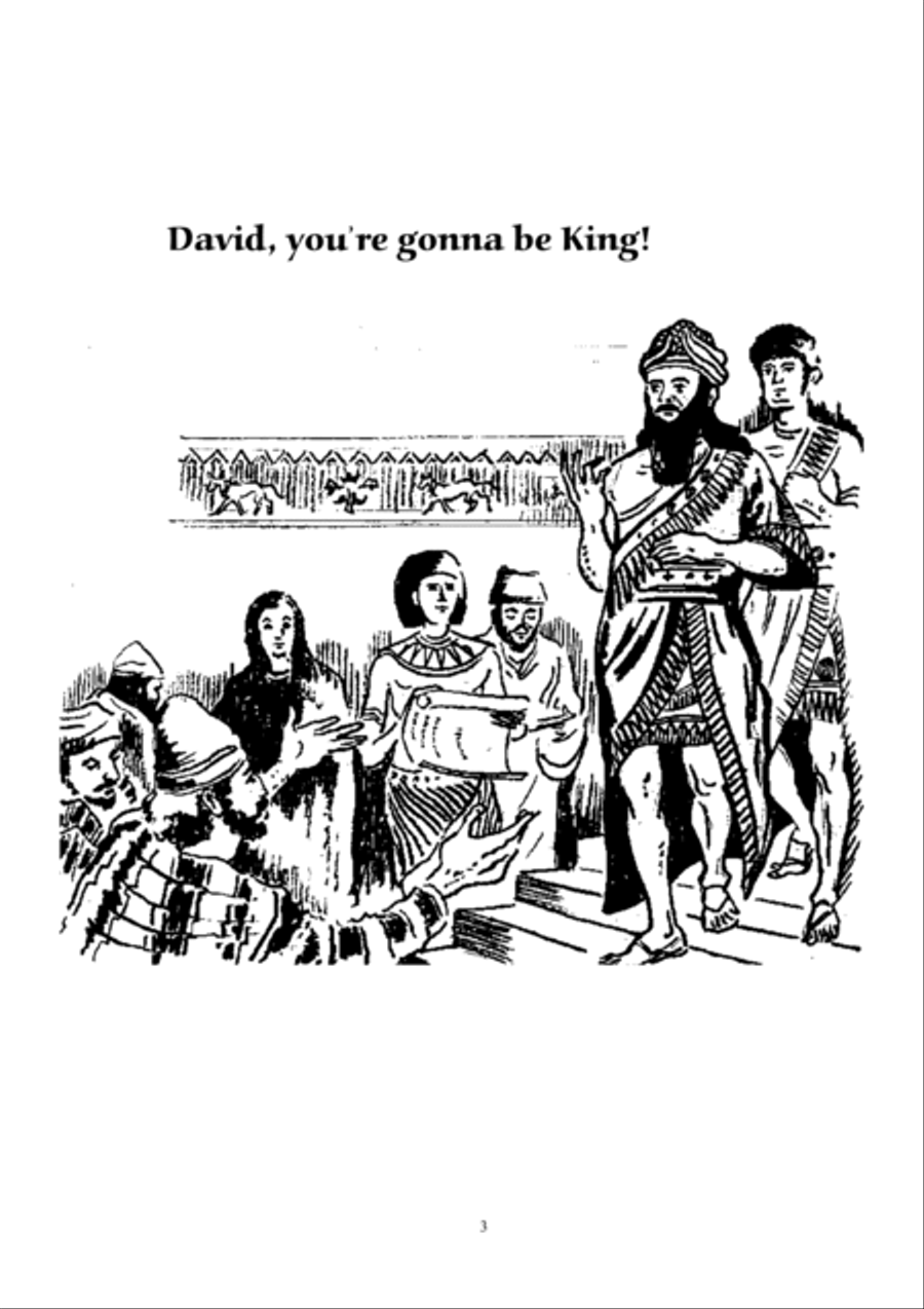 David - a Roger Jones musical 4-Part scores gallery preview page 4