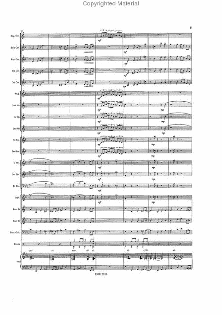 On The Sunny Side Of The Street Brass Band scores gallery preview page 5