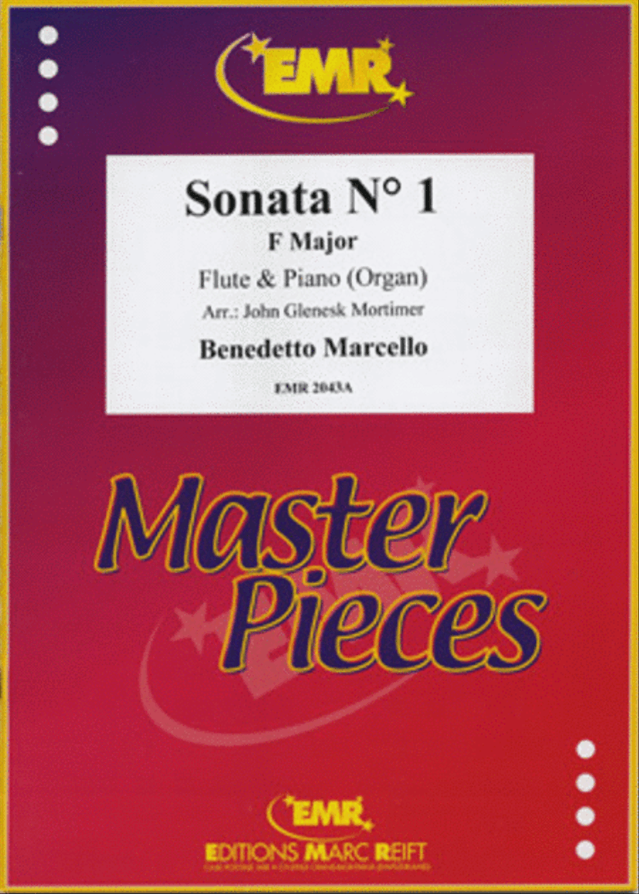 Sonata No. 1 in F Major Flute Solo scores gallery preview page 1