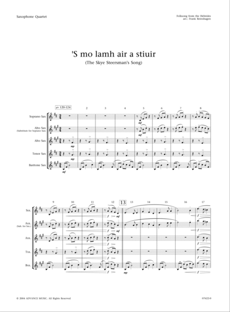 'S mo lamh air a stiuir Small Ensemble scores gallery preview page 2