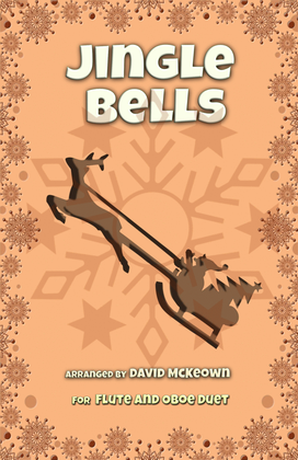 Book cover for Jingle Bells, Jazz Style, for Flute and Oboe Duet