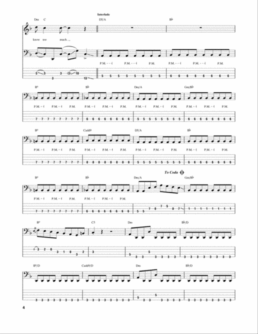 Hangar 18 Guitar Tablature scores gallery preview page 4