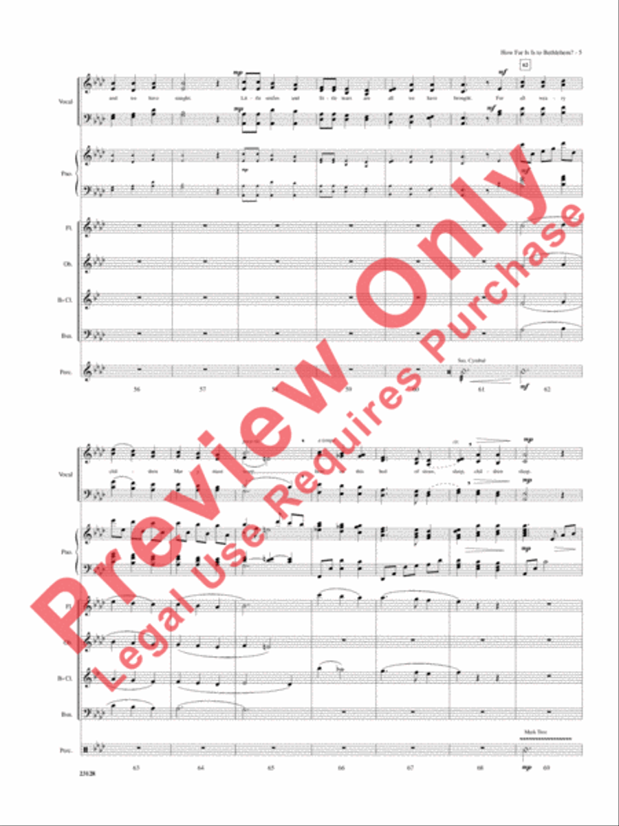 How Far Is It to Bethlehem? Choir scores gallery preview page 6