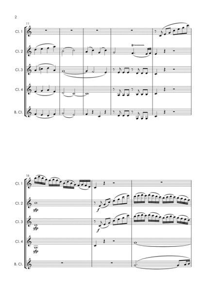 Mozart Clarinet Quintet KV581 (1st movement) - clarinet quintet image number null