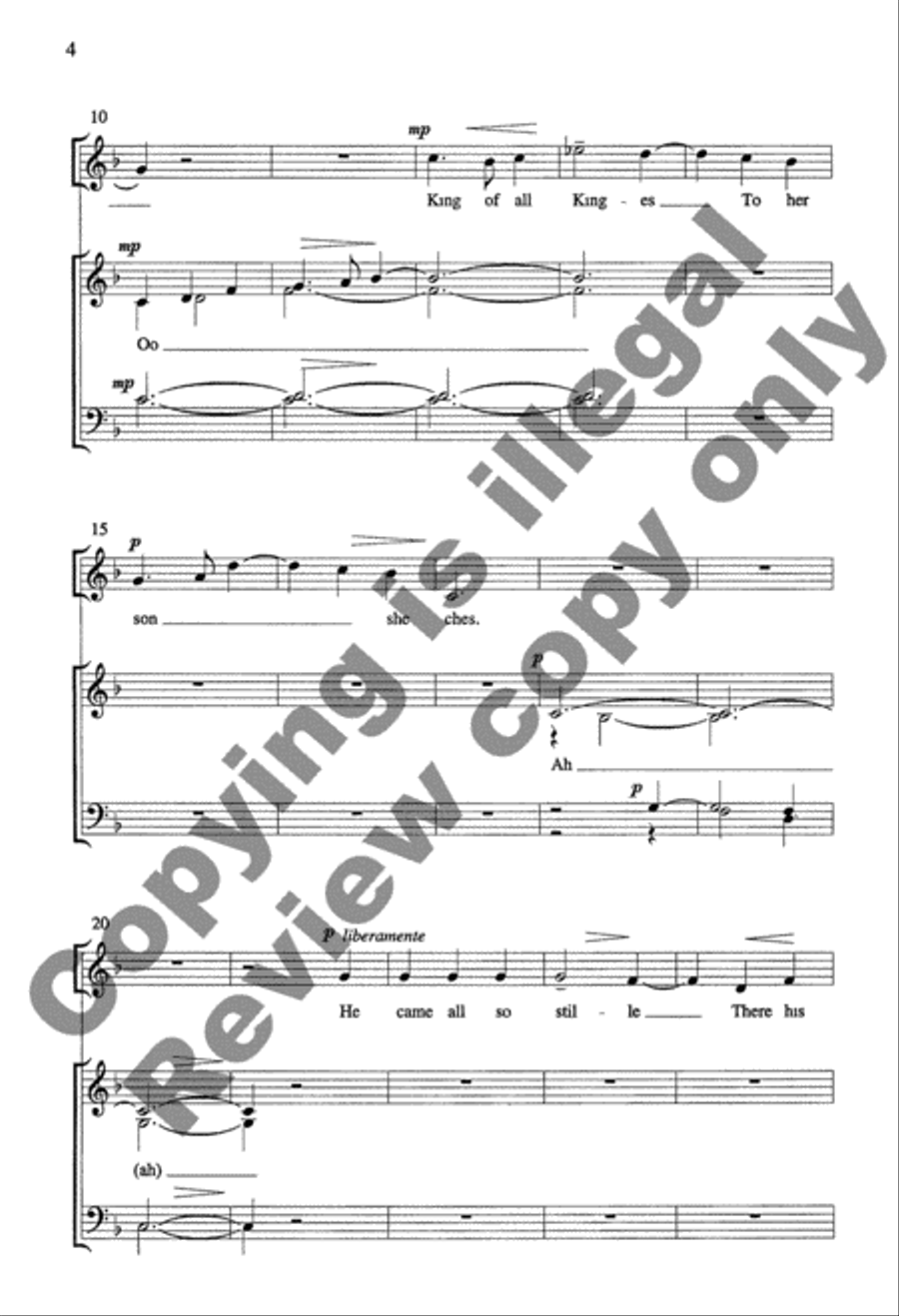 I Sing of a Maiden I Sing of a Maiden 4-Part scores gallery preview page 5
