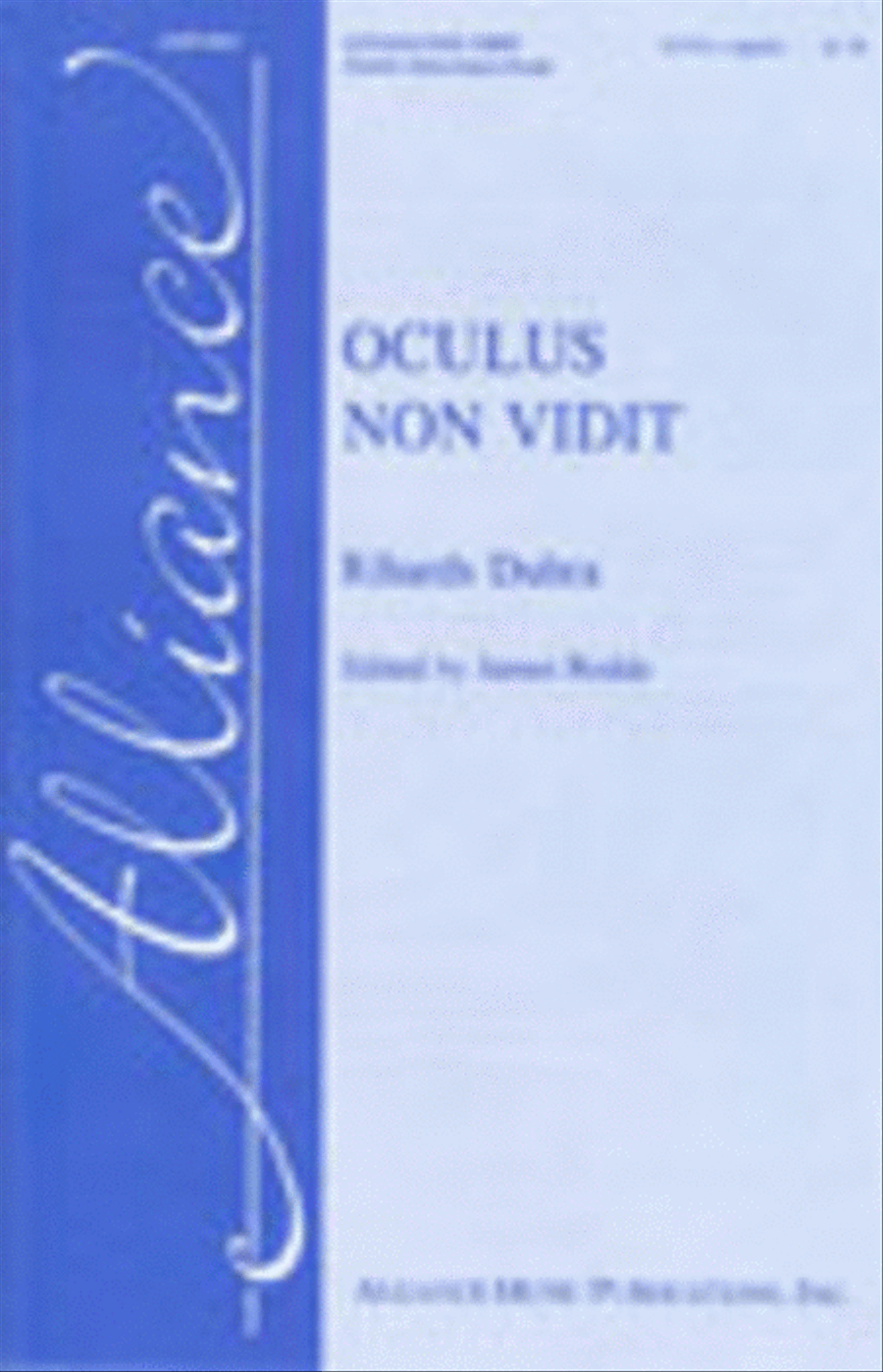Oculus non vidit 4-Part scores gallery preview page 1