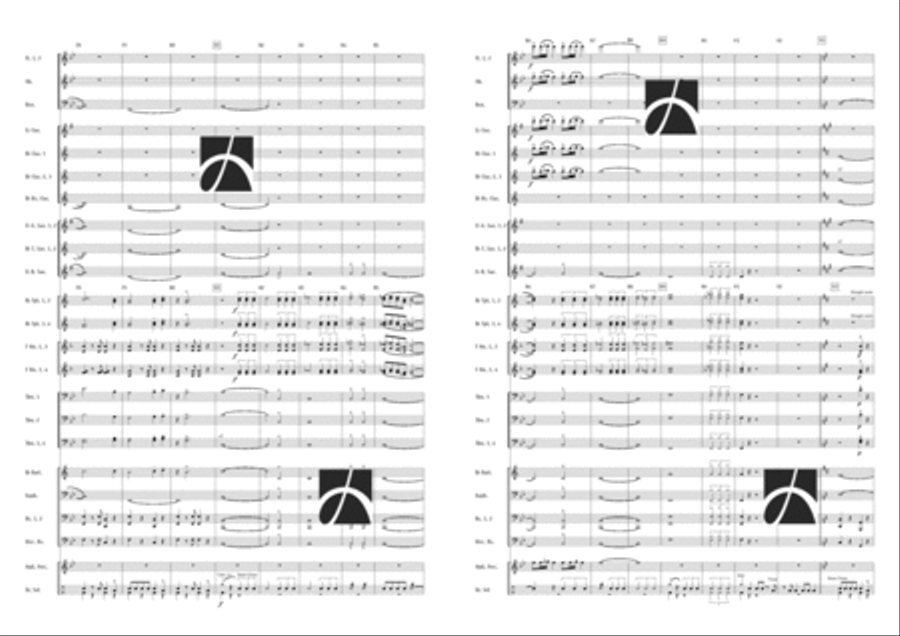 Spanish Eyes Concert Band scores gallery preview page 7